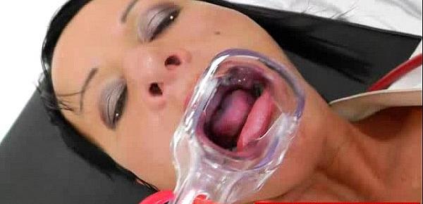  Mature medic fingering pussy with medical-tool